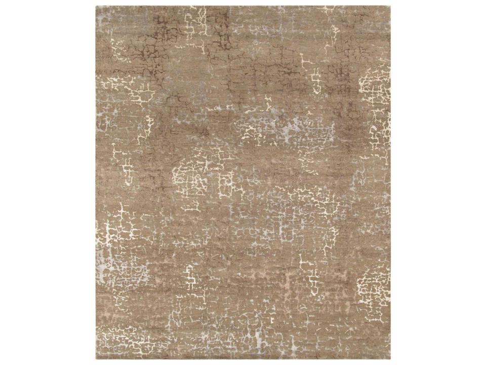 Reflection Modern Abstract Area Rug MultiColor Silk Wool