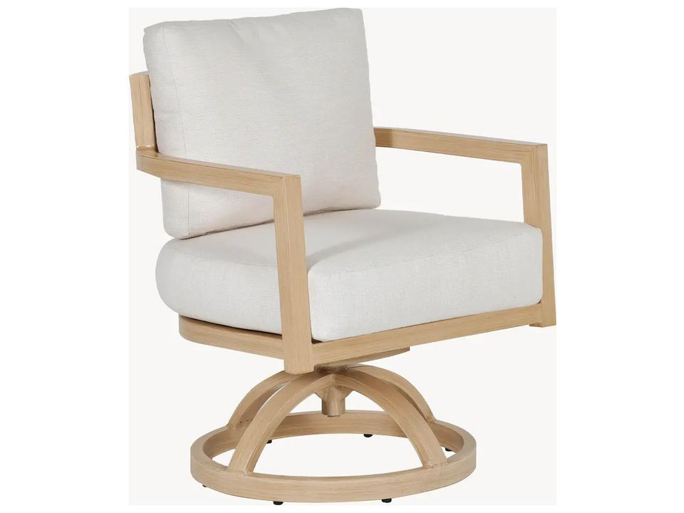 Gala Outdoor Swivel Rocker Dining Arm Chair