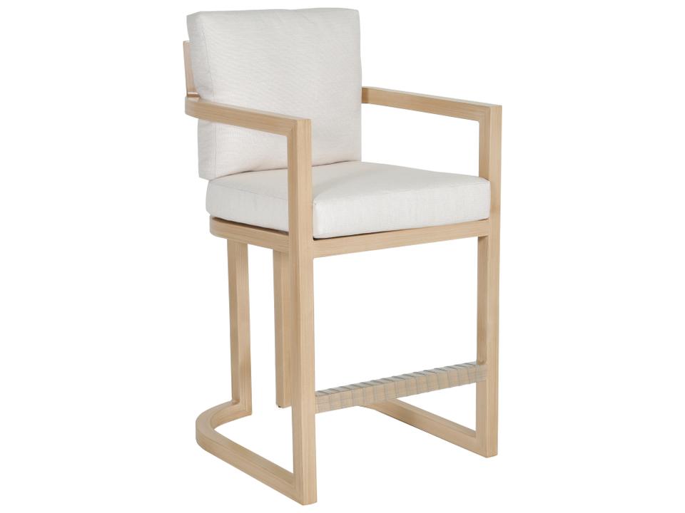 Gala Cushioned Aluminum Outdoor Counter Stool