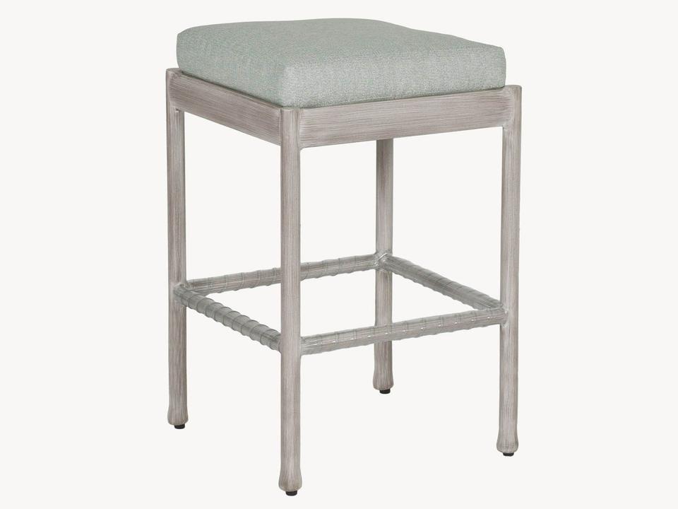 Lodge Cast Aluminum Cushioned Bar Stool