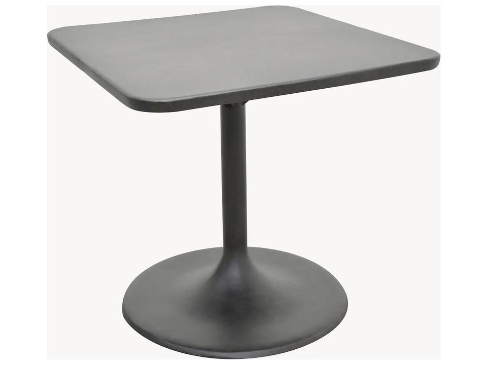 Tulip Square Counter Table Cast Aluminum Weather Resistant