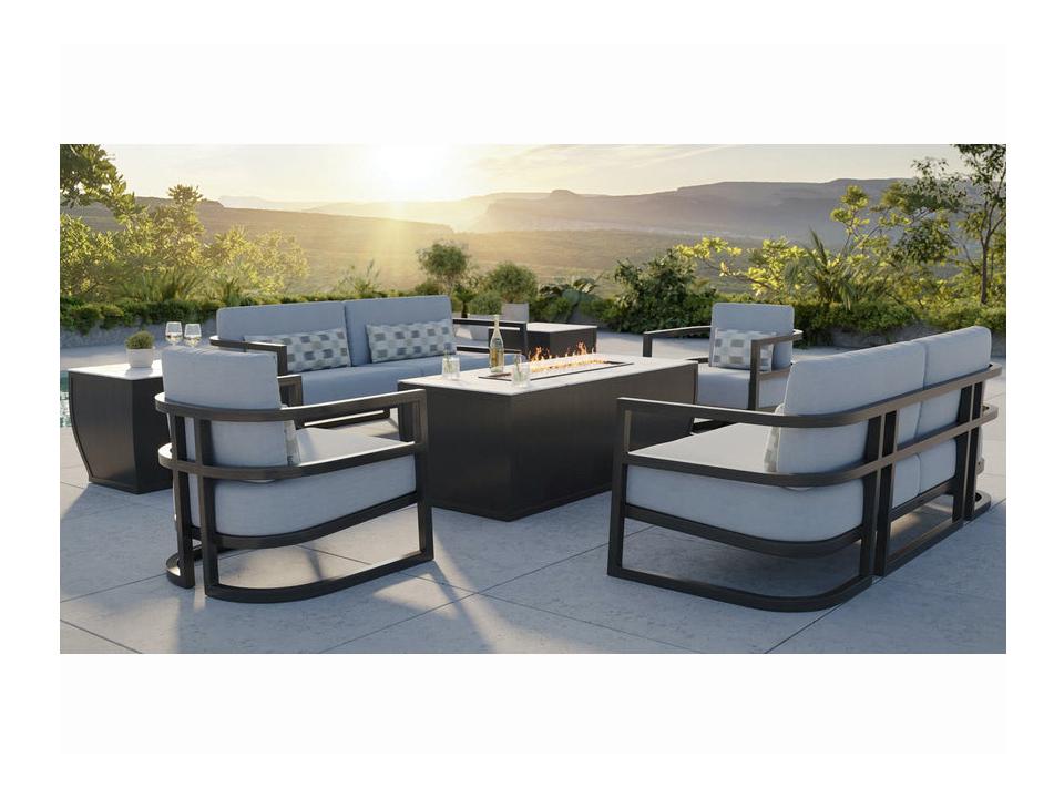Gala Aluminum Outdoor Patio Lounge Set