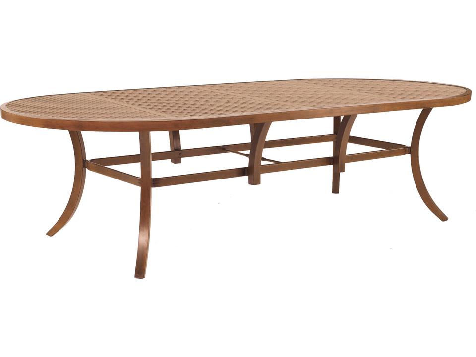 Classical Cast Aluminum 108-Inch Oval Dining Table