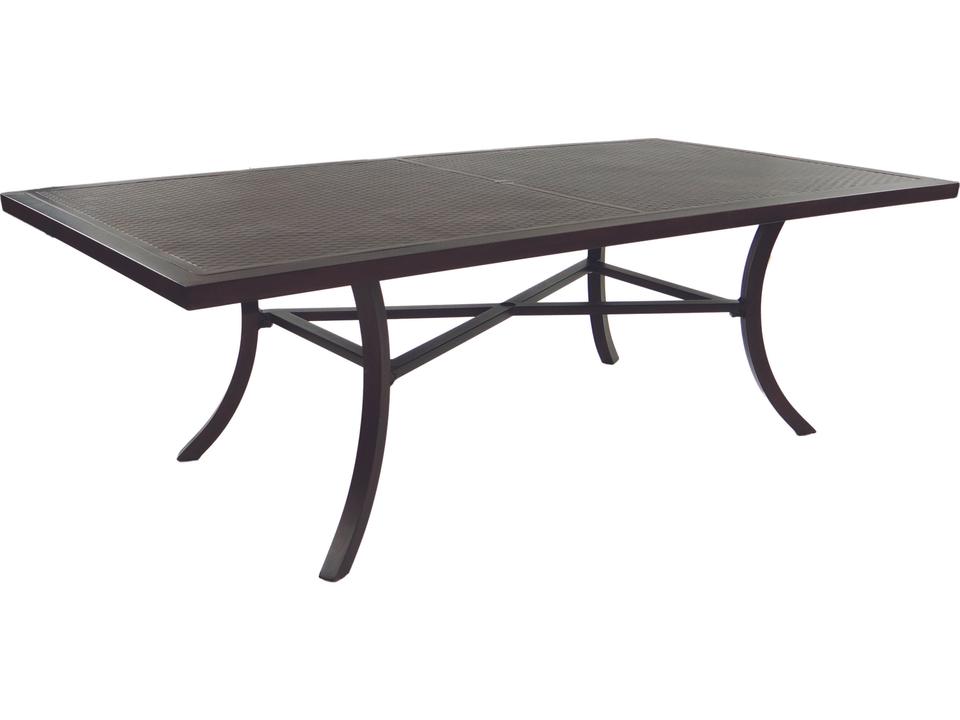 Classical 86-Inch Rectangular Cast Aluminum Dining Table