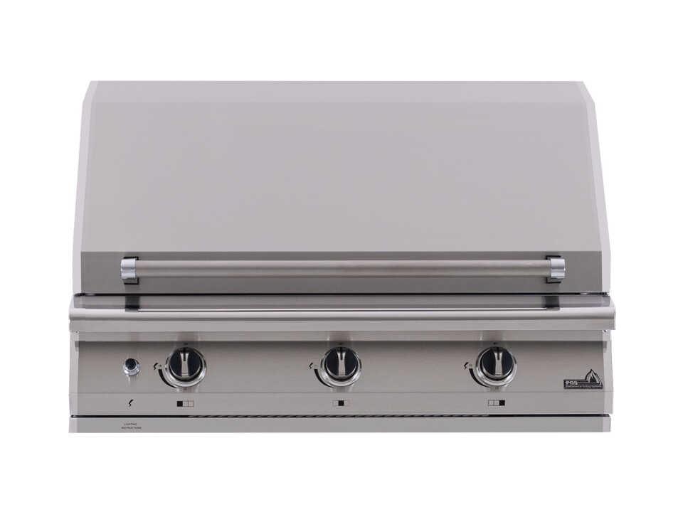 Legacy Pacifica 39-Inch Built-In Natural Gas Grill Head with 3 Burners