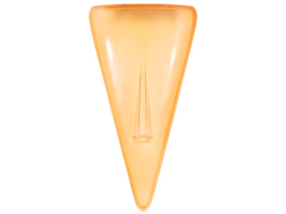 Cycladic Yellow Triangle Glass Wall Art