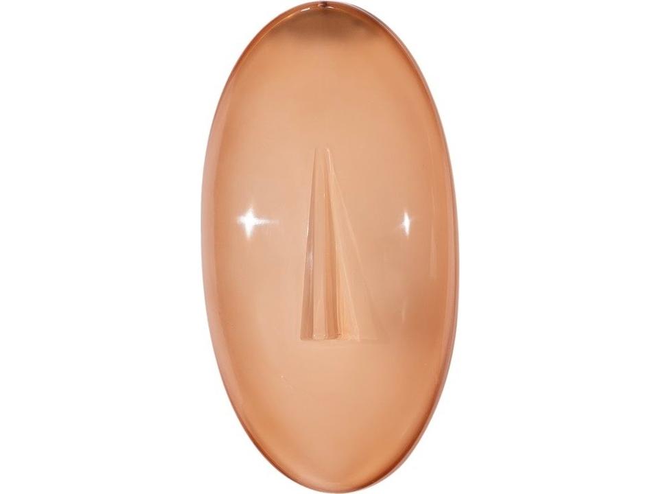 Cycladic Brown Oval Glass Wall Art Sculpture