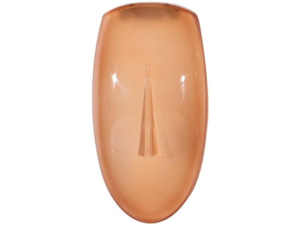 Cycladic Brown Concave Glass Wall Art