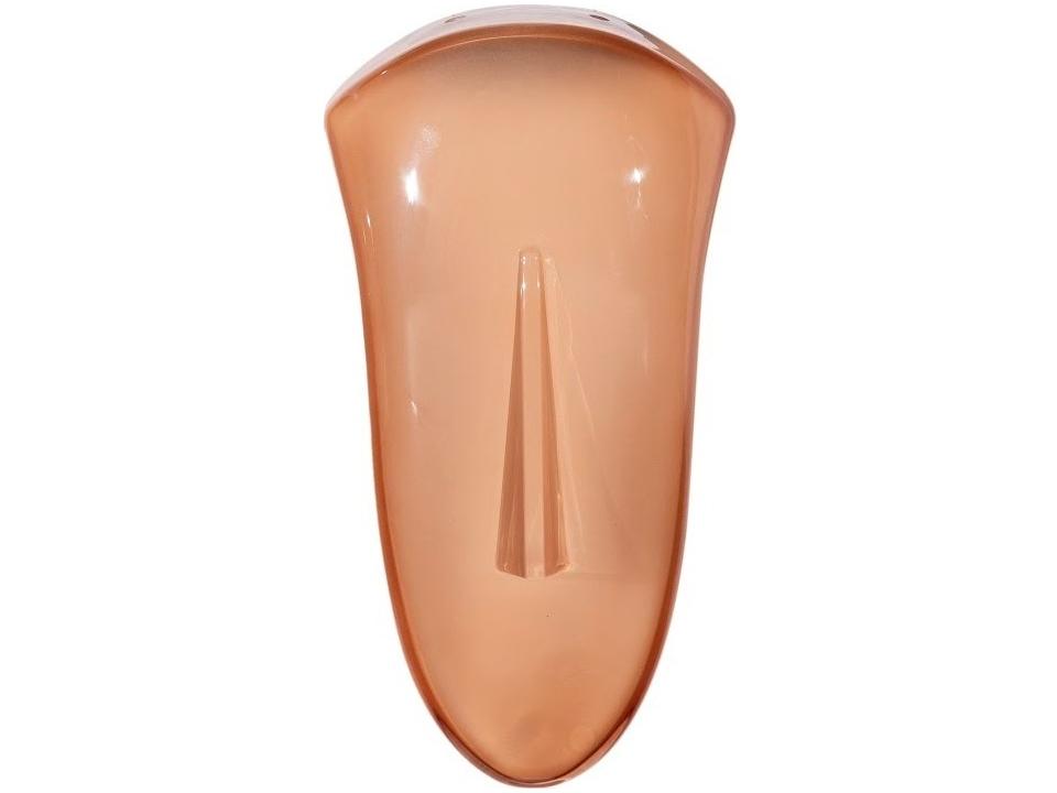 Cycladic Brown Convex Glass Wall Art Modern Sculpture