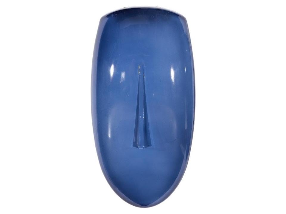 Cycladic Blue Concave Glass Wall Art Modern Decorative