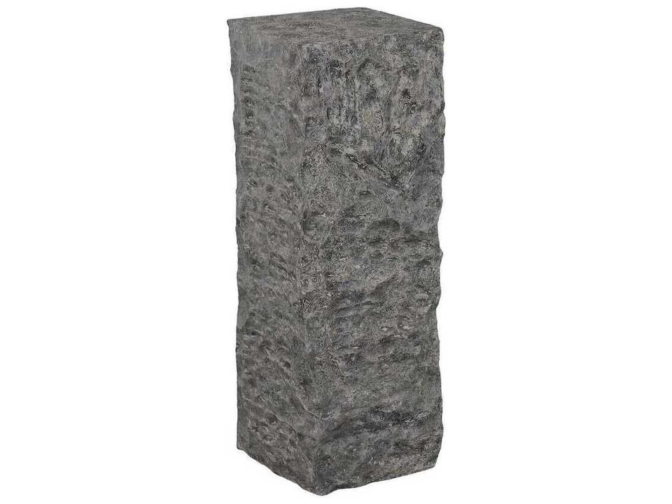 Square Resin Gray End Table