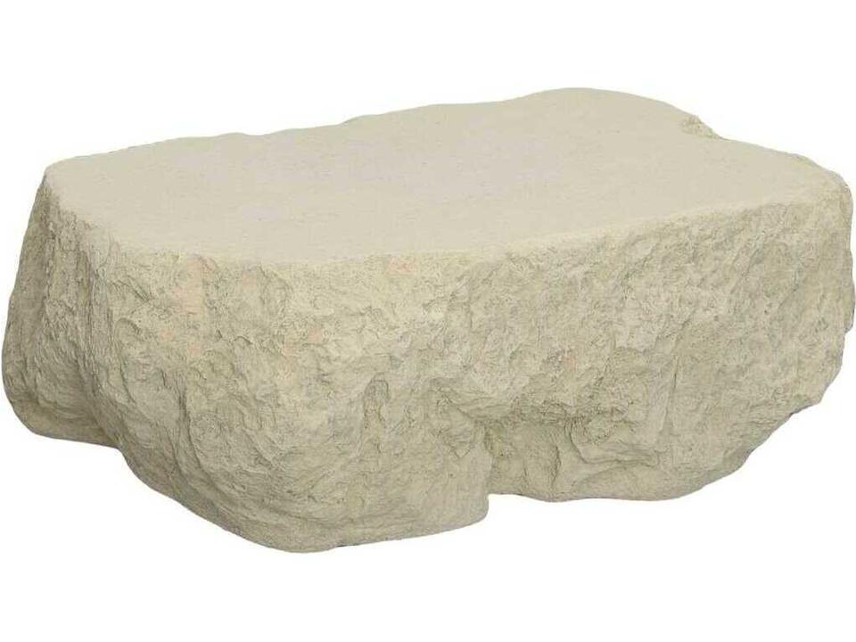 Quarry Large Roman Stone Off White Coffee Table with Crushed Natural Stone