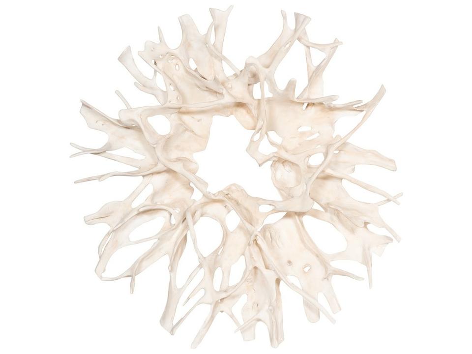 Cast Root Wall Decor Faux Bleached Resin