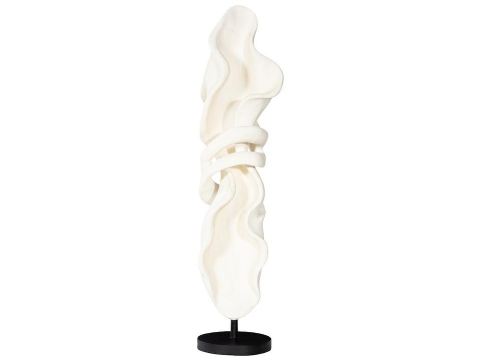 Cast Dancing Sculpture in Pirouette Faux Bleached