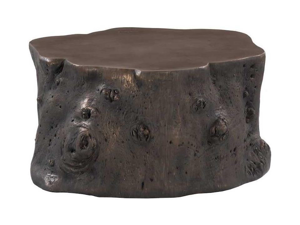 Log Coffee Table Cast Naturals Bronze