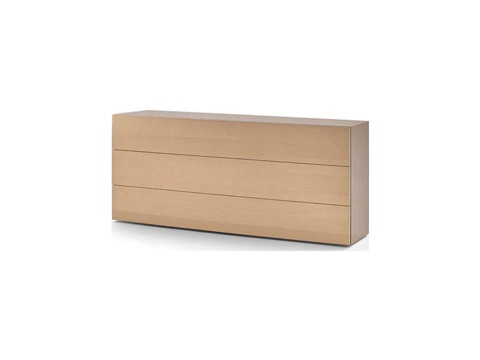 People 3-Drawer Dresser in Bleached Ecru Ash