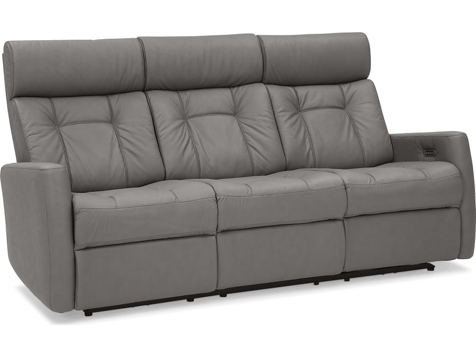 West Coast II Leather Upholstery Sofa Power Recliner with Power Headrest