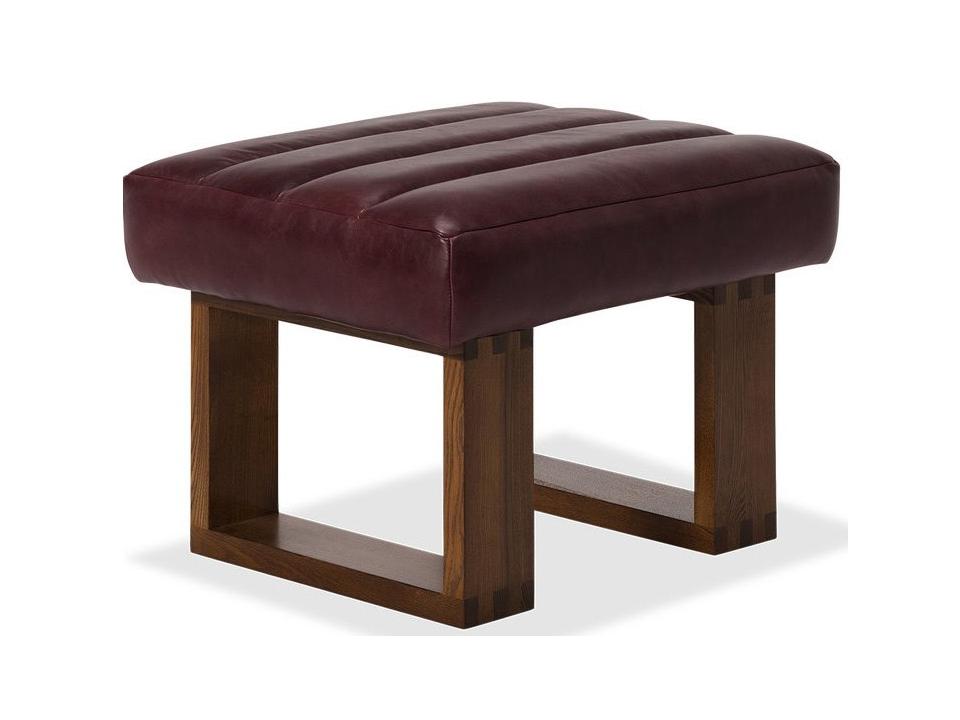 Wyatt Channeled Upholstery Ottoman