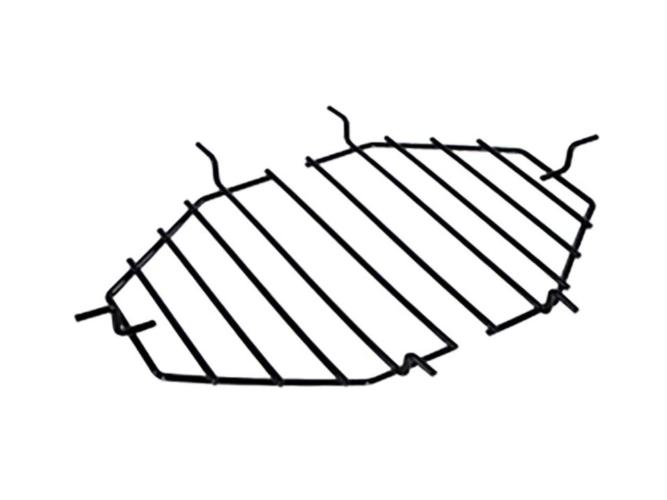 Primo Two Piece Heat Deflector Rack Drip Pan Rack for Oval XL 400
