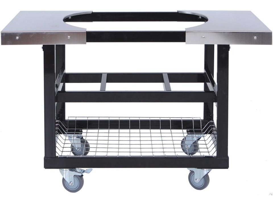 Primo Cart Base with Basket and Stainless Steel Side Shelves