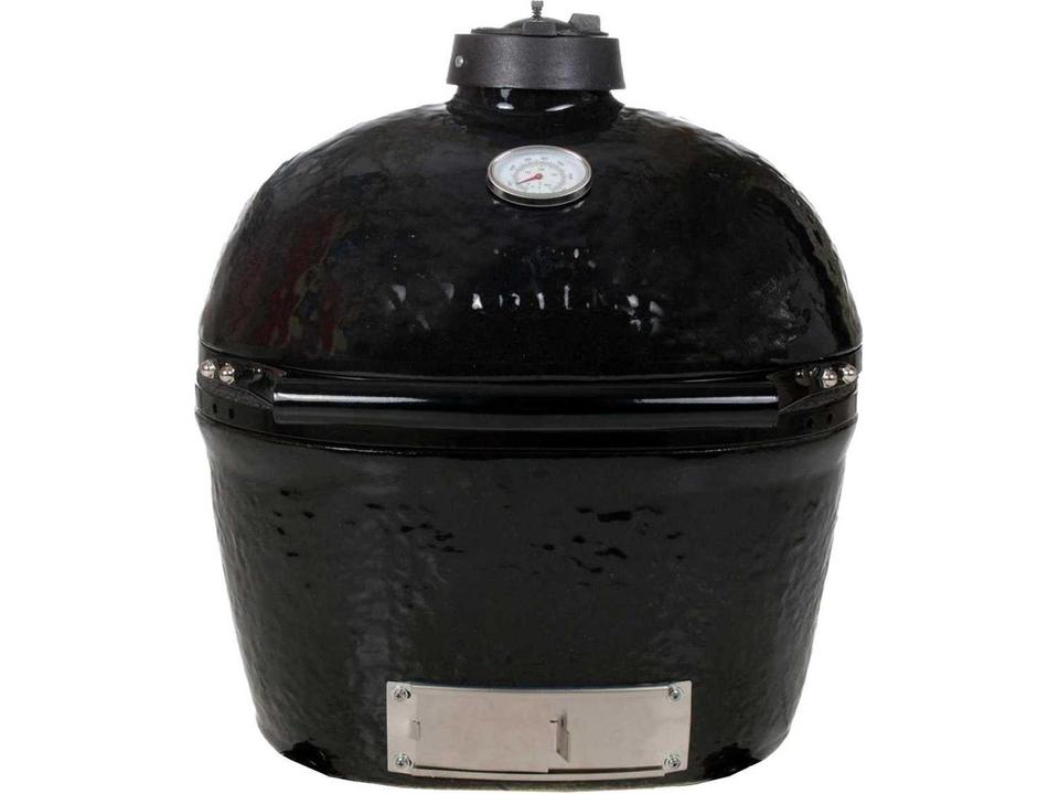 Primo Oval Large Ceramic Charcoal Grill Smoker with Stainless Steel Grates