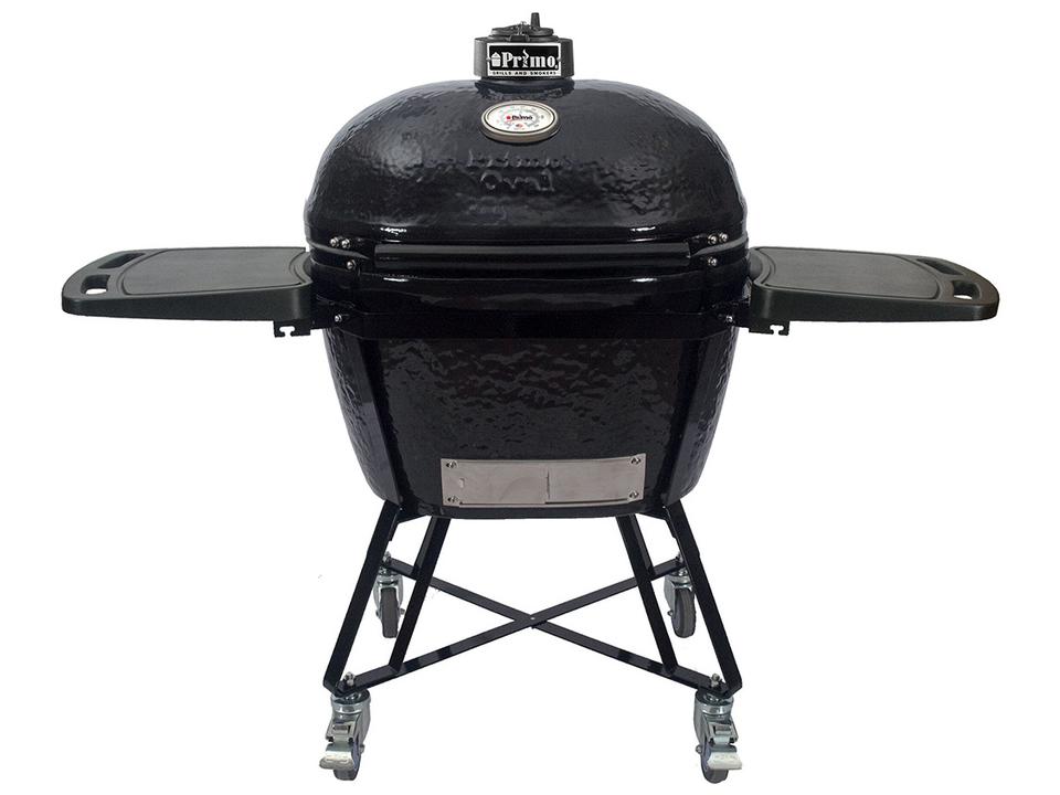 Gas & Charcoal On Cart Grill