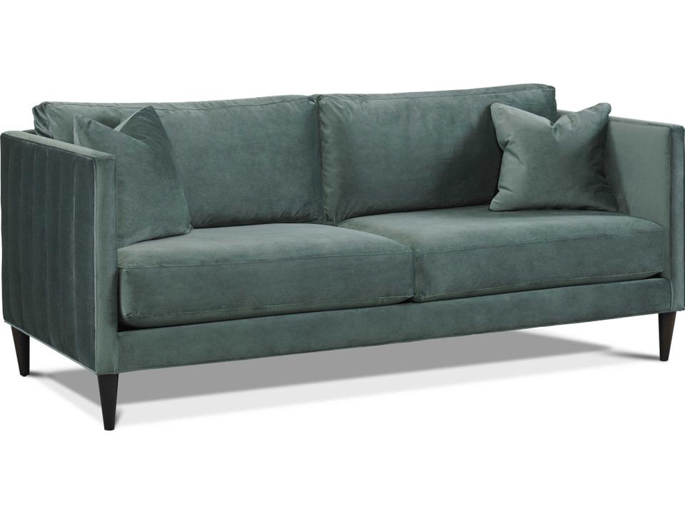 Michelle Contemporary Sofa with Channeling Detail