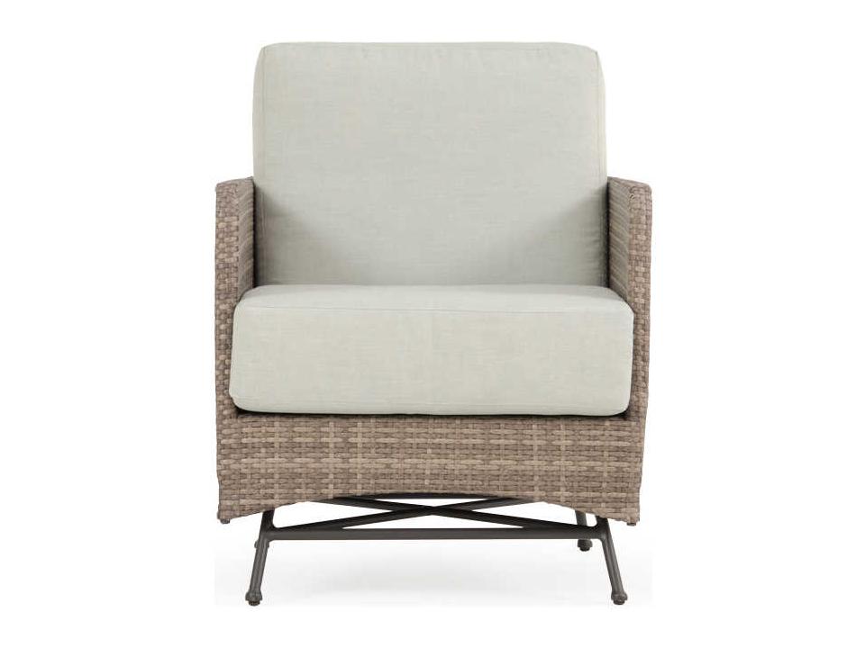 Augusta Wicker Spring Patio Lounge Chair