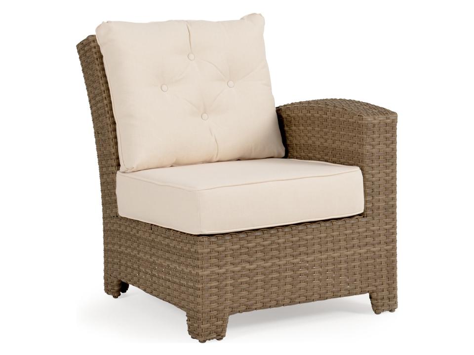 Seaside Wicker Right Arm Facing Lounge Chair