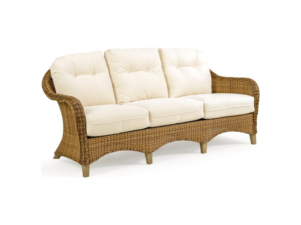Edenton 3-Seat Wicker Outdoor Sofa