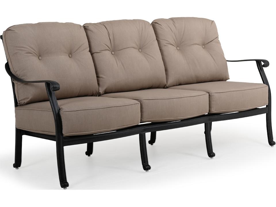 Dauphine 3-Seat Cast Aluminum Patio Sofa
