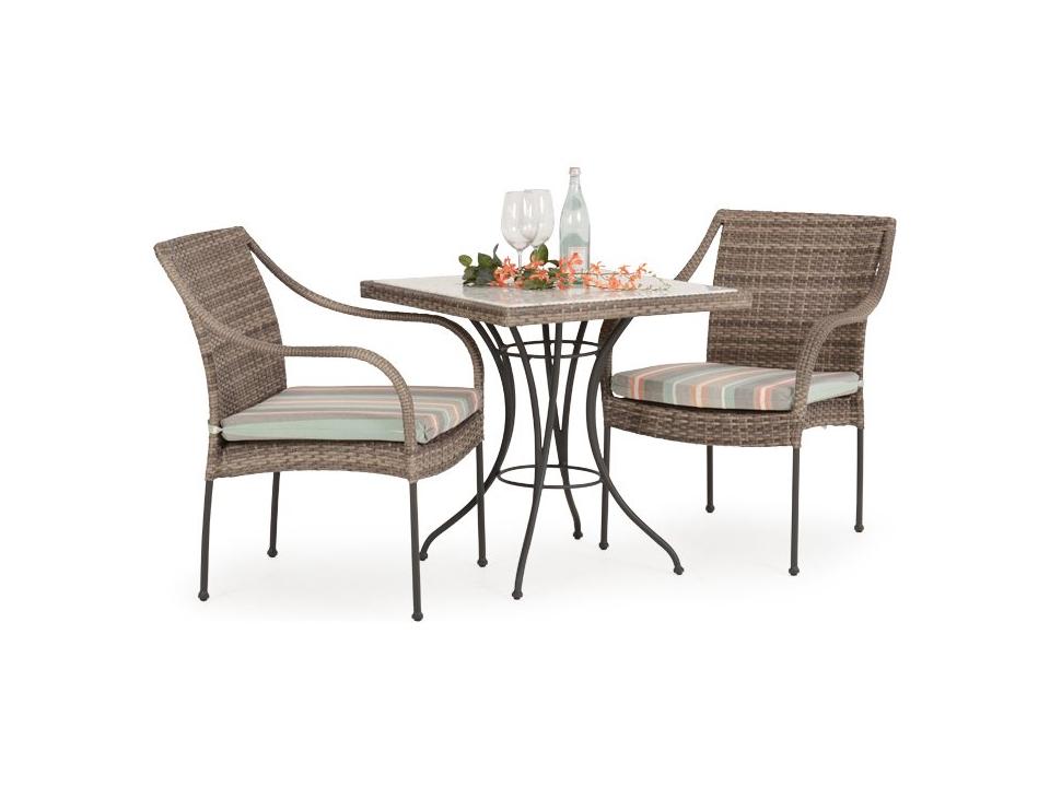 Augusta Wicker Bistro Set