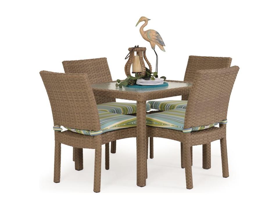 Seaside Wicker Outdoor Dining Set