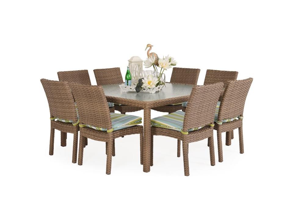 Seaside Wicker Patio Dining Set