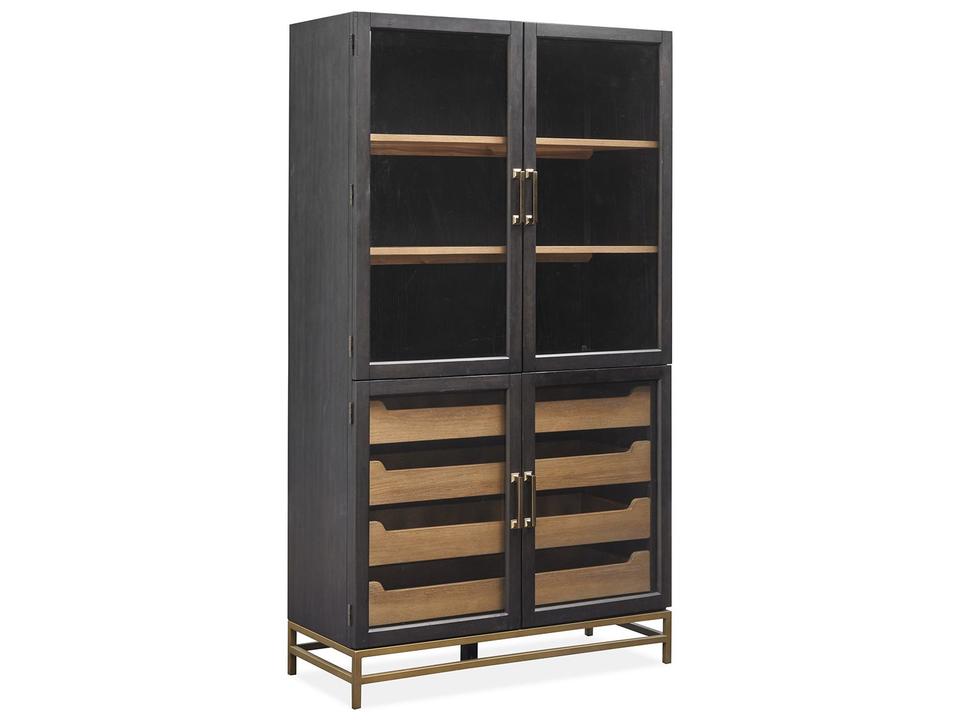 Lindon Solid Wood Coffee Bean Display Cabinet