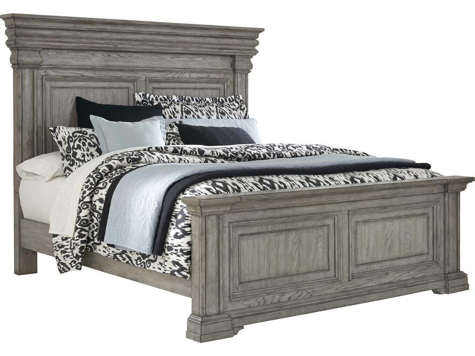Madison Ridge California King Panel Bed in Heritage Taupe Gray