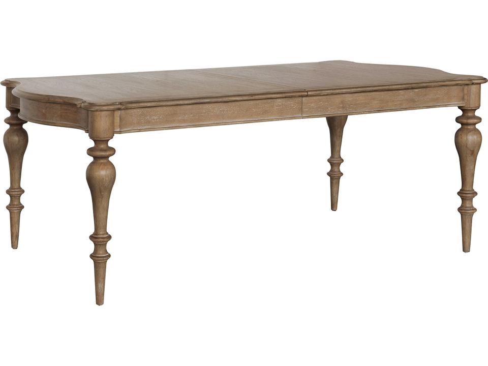 Weston Hills 82-Inch Rectangle Dining Table in Flax Seed Finish