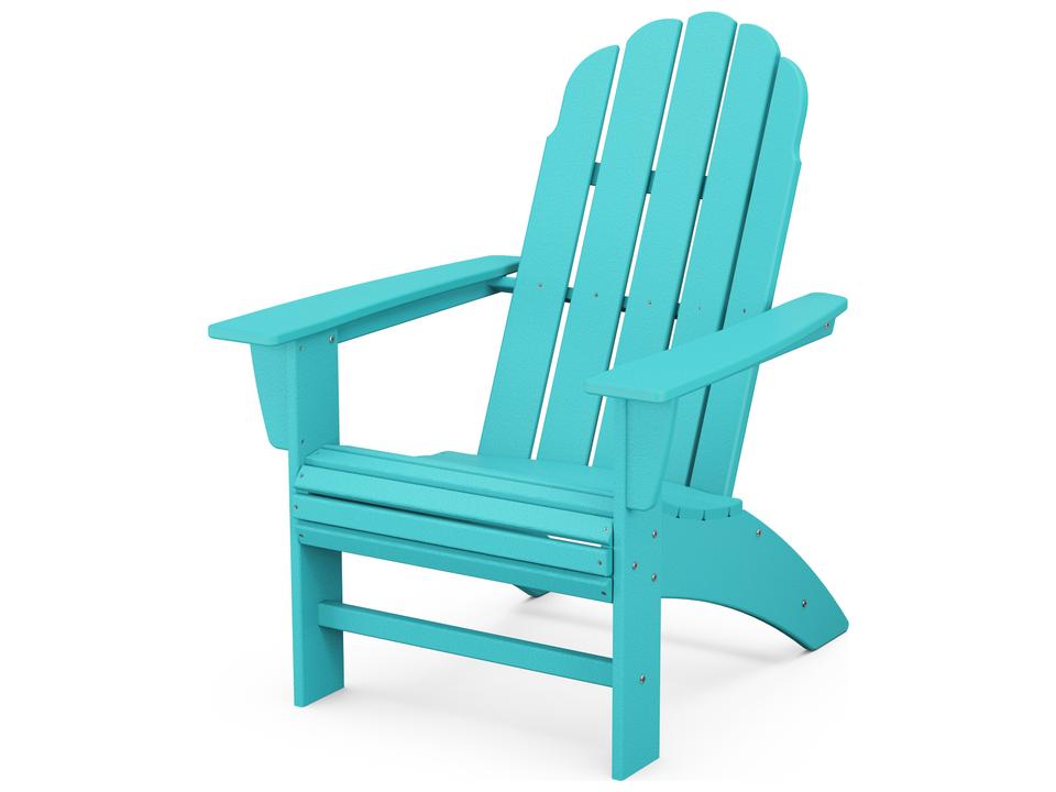 Vineyard Recycled Plastic Curved Outdoor Patio Adirondack Chair