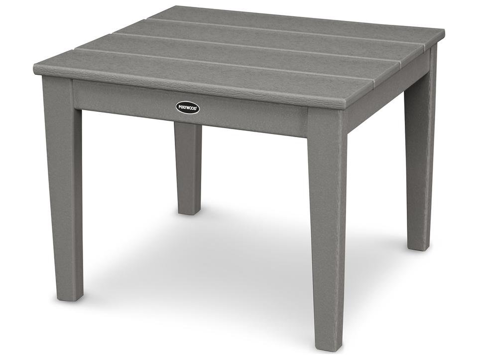 Newport 22-Inch Square Recycled Plastic End Table