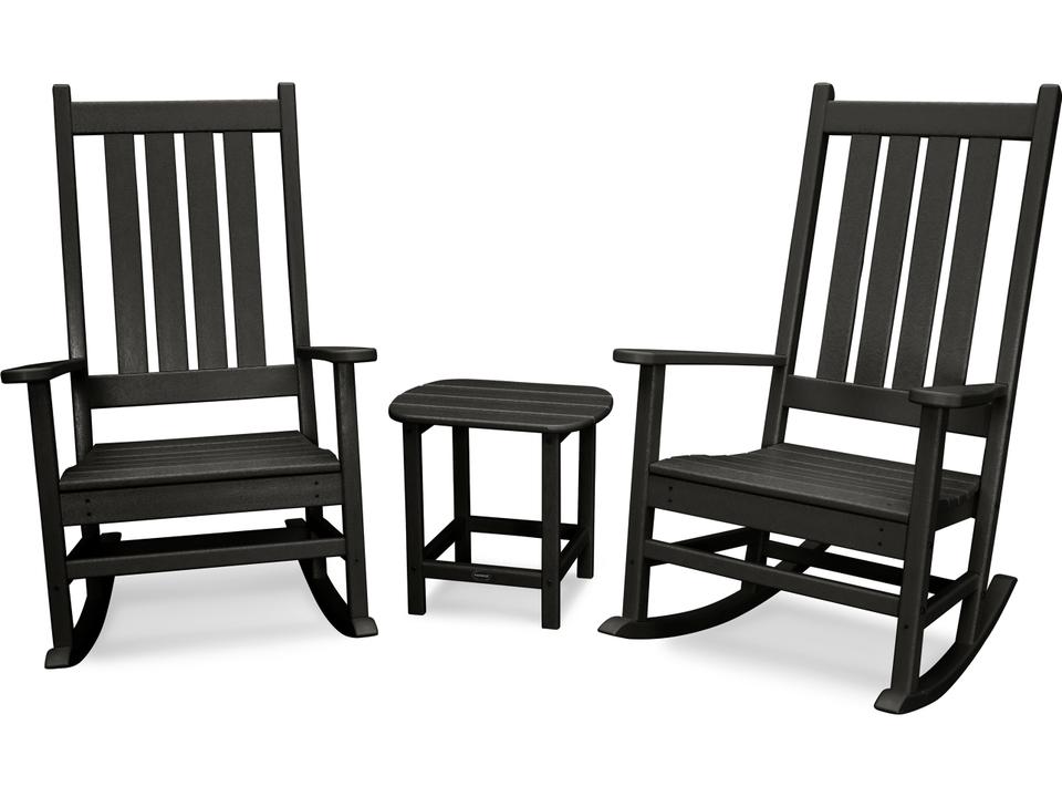 Vineyard Recycled Plastic 3 Piece Rocking Outdoor Lounge Set
