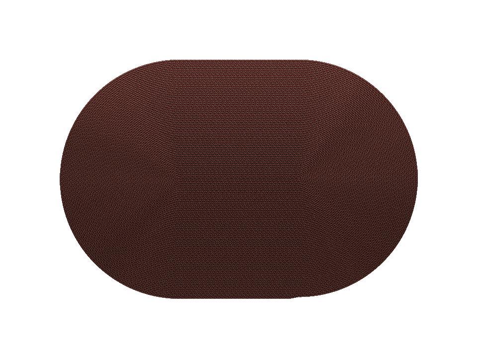 Nami Composition D Oval Braided Indoor Outdoor Area Rug