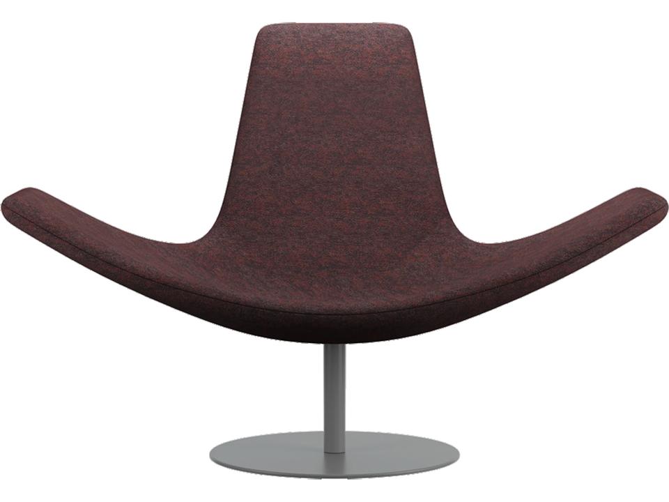 Wing Transformable Accent Chair in Burgundy Kvadrat Fabric