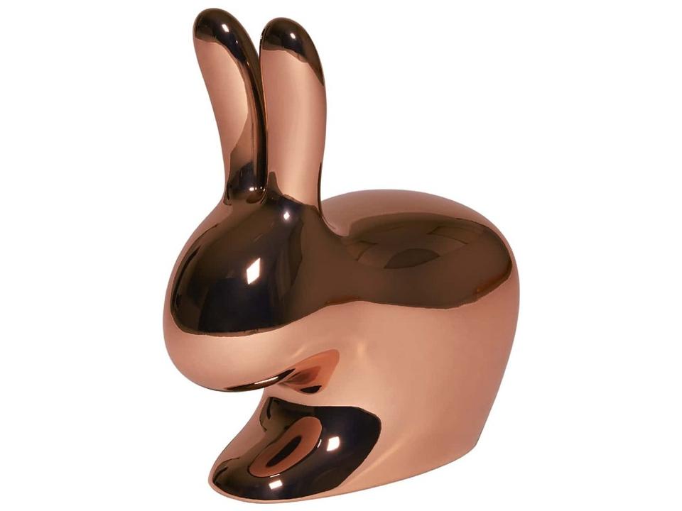 Rabbit Baby Bronze Accent Chair by Stefano Giovannoni