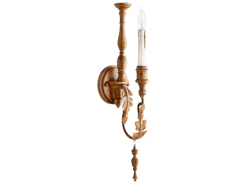 Salento 1-Light Traditional Wall Sconce in French Umber