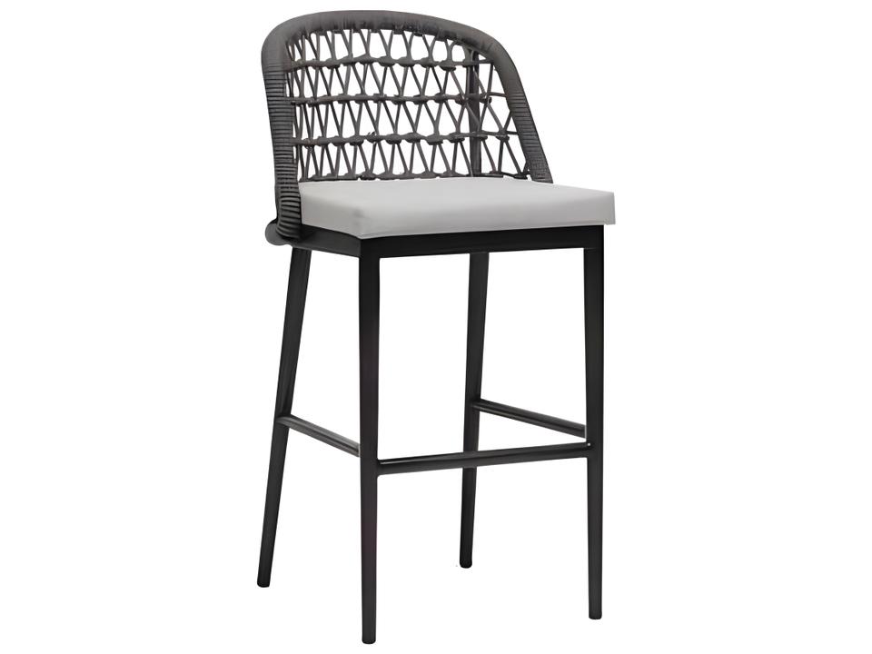 Poinciana Outdoor Bar Stool with Cushion