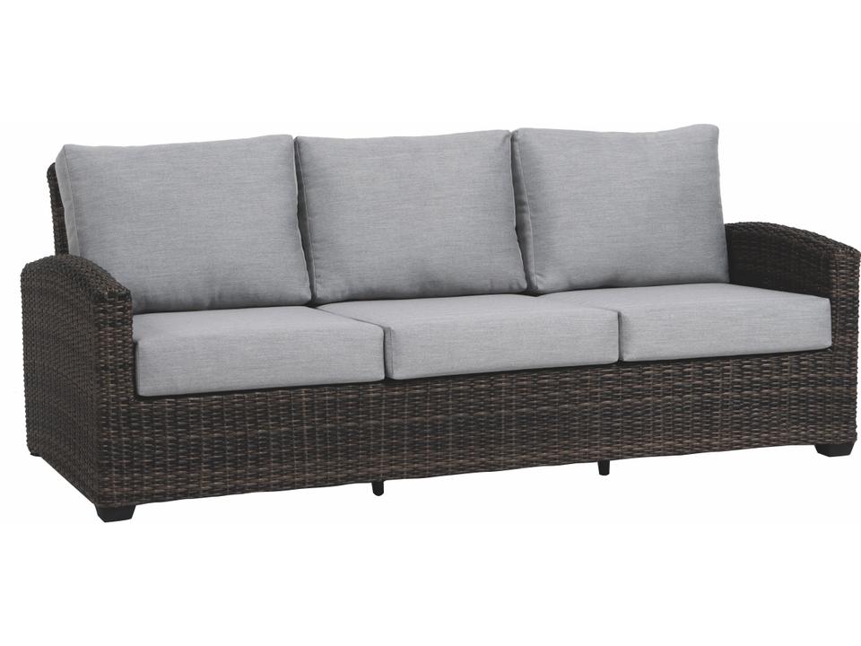 Coral Gables Aluminum Wicker Outdoor Sofa