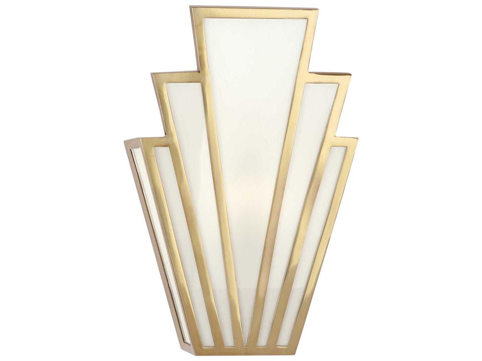 Empire Wall Sconce Modern Brass Art Deco