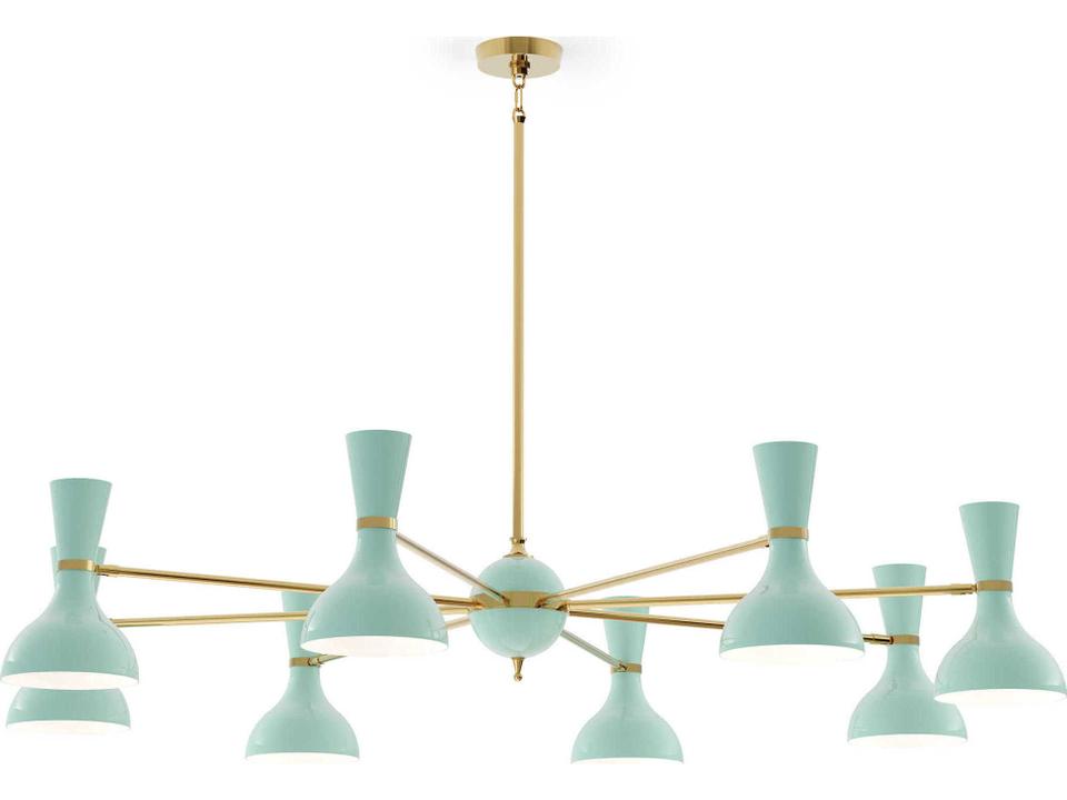 Clare 8-Light Chandelier in Painted Metal