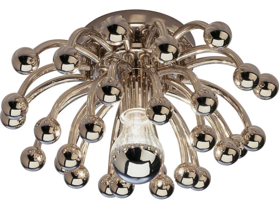 Anemone Flushmount Polished Nickel Ceiling Light