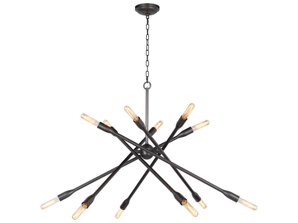 Cobra 12-Light Chandelier in Oil Rubbed Bronze Finish